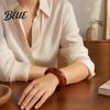 Eco-friendly Resin Bracelet Translucent Bracelet Exaggerated Irregular Shape Retro Lightweight