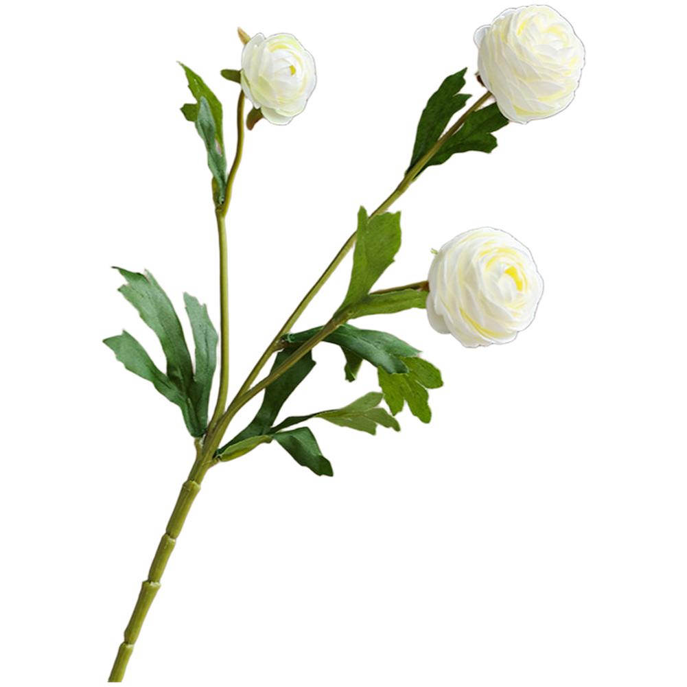Realistic Dew Lotus Silk Flower Artificial Floral Arrangement for Home Office Wedding with Adjustable Wire 43cm