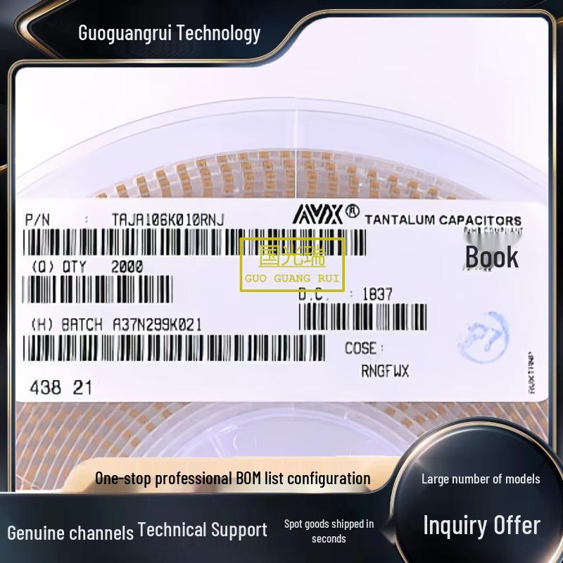 AVX Capacitors TAJB106M016, TAJA105M016, TAJD336K016, F921A105MPA