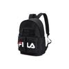Fila Modischer Stoffrucksack mit großem Fassungsvermögen, Unisex-Rucksack, Tiefschwarz F13U319135F-BK