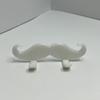 3pcs Multifunctional Wall Mount Hook Self-adhesive Wall Storage Hook Beard Shape Hook  Bedroom