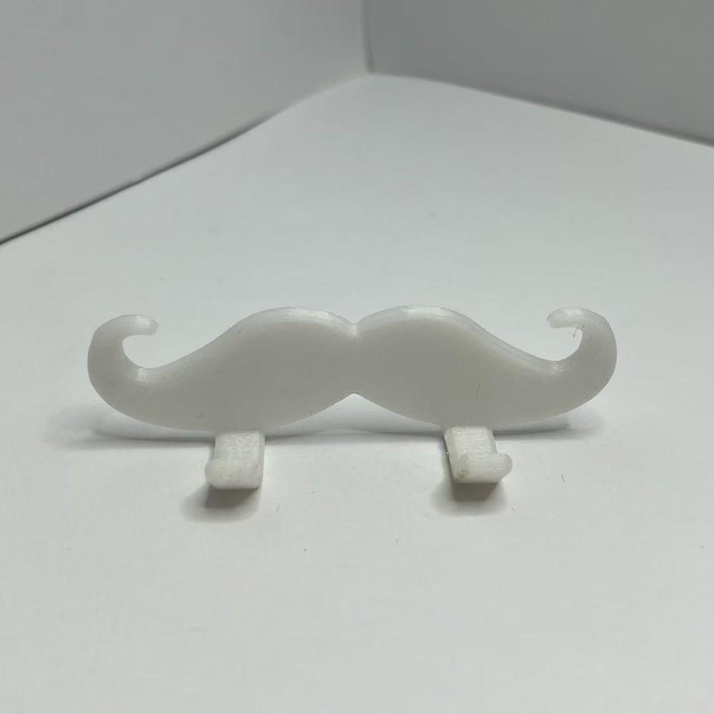 3pcs Multifunctional Wall Mount Hook Self-adhesive Wall Storage Hook Beard Shape Hook Bedroom