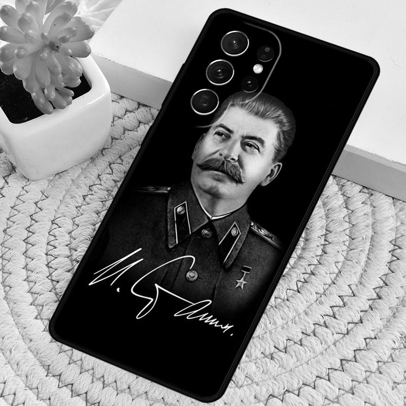 Russian Stalin Ussr TPU Phone Case For Samsung Galaxy note 10 pro S26 S25 S24 S23 S22 Ultra Plus S21 FE S20 Shockproof Cover