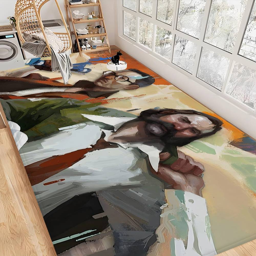 D-Disco Elysium Hot Video Game Door Mat Washable Non-Slip Living Room Sofa Chairs Area Mat Kitchen Doormat Area Rug