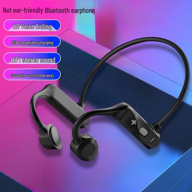 KS69 Sports Ear-Hook Bone Conduction Bluetooth Headphones with Immersive 3D Sound