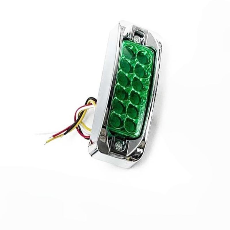 1Pcs 12-24V Amber Side Marker Turn Signal Lamp Led Clearance Lights For Truck & Trailer Strobe Warning Light