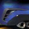 ABS Carbon Fiber Style Car Rear Bumper Spoiler Air Vent Cover For BMW 3 G20 19+