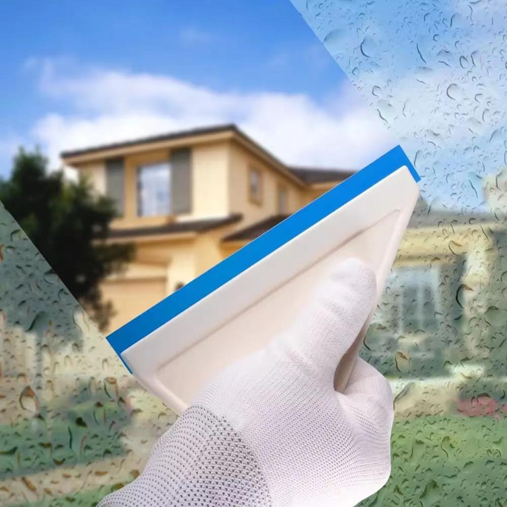 4pcs  Vinyl Car Cleaner Snow Water Wiper Blade Rubber Squeegee Car Wrap/Tint Tools Window Car Wash Cleaning Tool Scraper