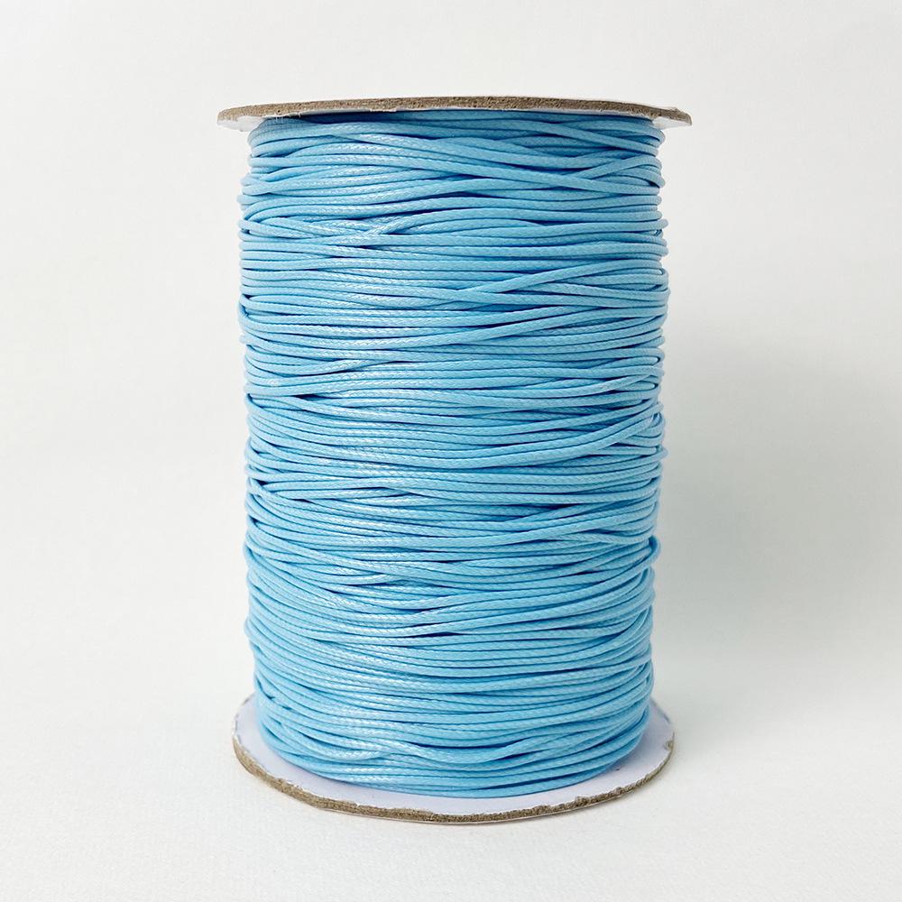 1mm Korean Waxed Rope: Jewelry & Pendant Necklace/Braided Bracelet with PU Leather