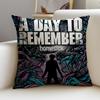 AA Day to RememberS Cushion Cover Breathable and skinfriendly linen pillowcase square removable and washable cushion