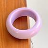 Bohemian Round Wide Bracelet Europe American Style Retro  Hand Ring Unique Acrylic Bangle  Women