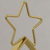Eid Decors Moon Table Lamp Battery Operated Crescents Lamp Half Moon Light Metal Ramadans Star Lamp Home Decors