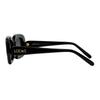 Loewe Logo Design Rectangular Sunglasses Unisex Sunglasses Black LW40158FL9001951
