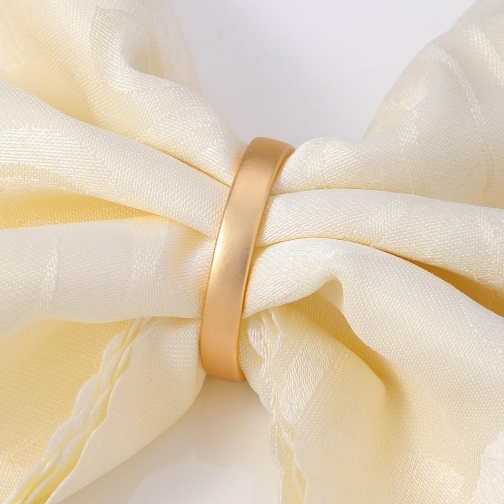 4pcs Zinc Zinc Zinc Alloy Napkin Holder D Shaped Tissue Ring Multifunctional Napkin Buckles  Table Settings