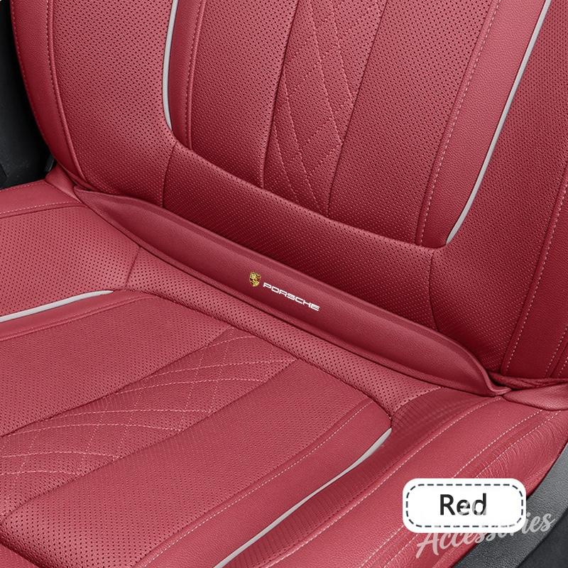 Leather Car Seat Gap Filler Auto Gap Dustproof Protector For Porsche 911 Cayenne Cayman Panamera Macan Taycan Boxster Carrera-GT CVG1