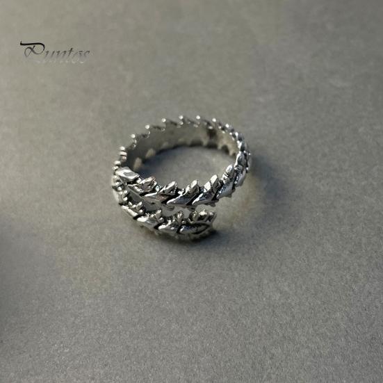 Open Ring Electroplating Geometric Retro Wear Resistant Adjustable Decorate Hypoallergenic European And American Alloy Knuckle Ring Jewelry Accessory