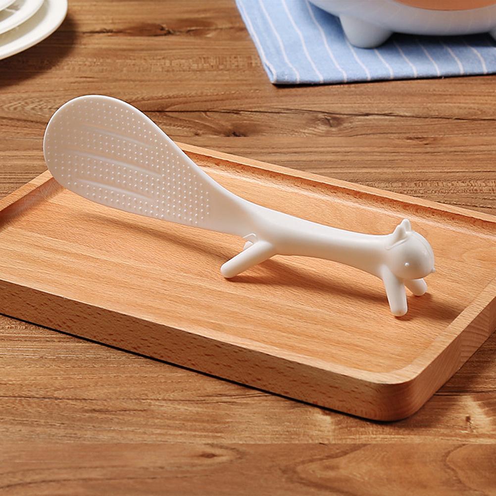 2 Stücke Zufällige Schöne Form Reislöffel Stehend Antihaft Reislöffel Haushalt Küchenhelfer