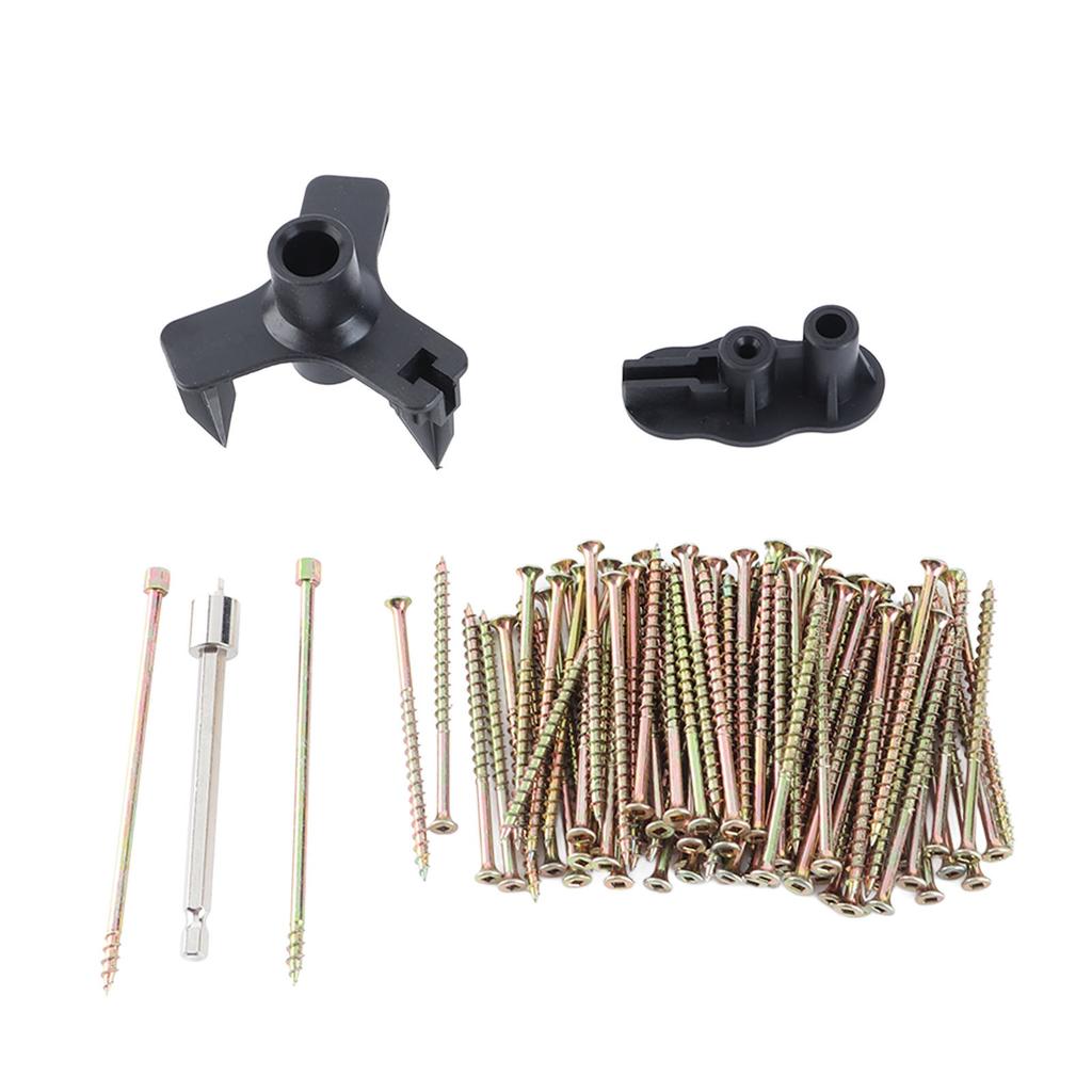 Floor Repair Kit Wood Under Carpet Squeak No More Woodworking Project Supplies with 5 Tools 50 Screws