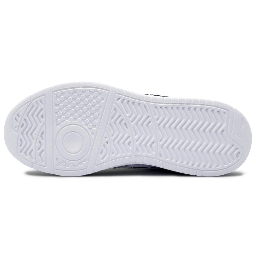 Li Ning Sports Life Kollektion Abriebfest Rutschfest Niedrig geschnittene Skateboard-Schuhe Damen Weiß Schwarz AGCS420-6(Team131-)