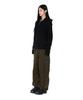 AAKAM Cable Knitted Zip-Up Hoodie (Black)
