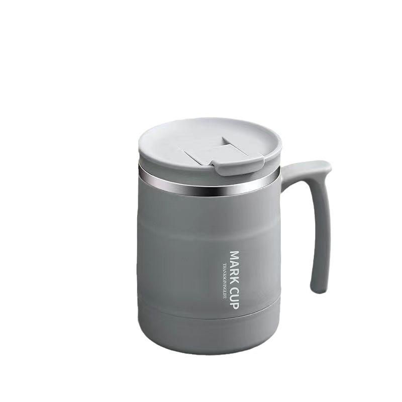 304 Stainless Steel Coffee Cup With Lid For Men And Women'S Office High-Value Tea Cup For Household Drinking Cup