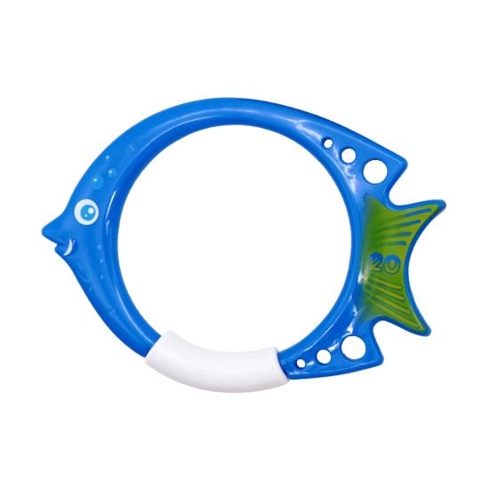 3Pcs Diving Fish Ring Cartoon Safety Plastic Swimming Pool Training Ring Underwater Rings