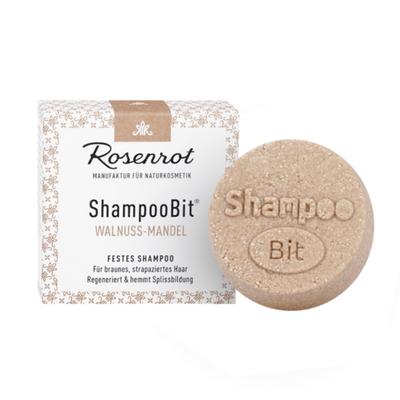 Rosenrot Festes Shampoo Bar Walnuss-Mandel 60g, 1 Stück