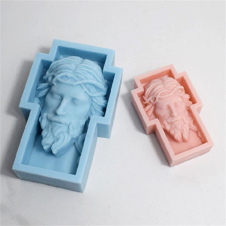 Silicone Resin Molds Convenient Soap Making Molds Craft Unique Portrait Candle