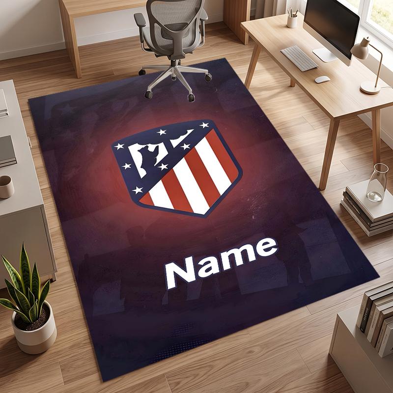Atletico Nacional (5) Personalized name Office Carpet Stylish Decor for Living Room Bedroom Kitchen