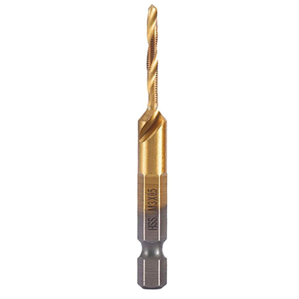 Hex Shank Metric Tap Hole Tapping Chamfering In Titanium