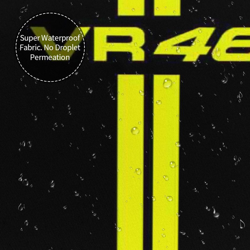 Moto-Gp Rossi-Moto da Corsa Motocross Vr 46 Tenda da Doccia Bagno Poliestere Impermeabile Tende da Bagno con Ganci