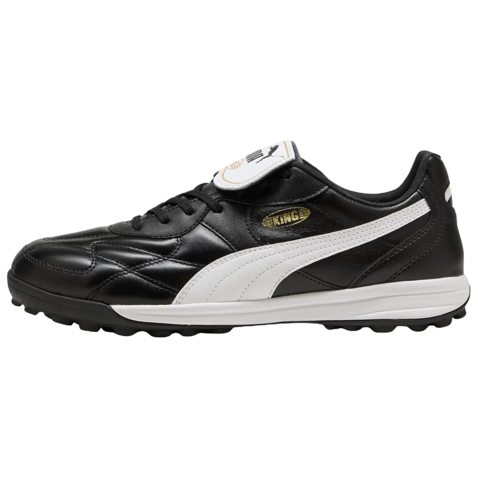 Puma King Top Turf Comfortable Versatile Natural Grass Football Shoes Unisex Football Shoes Black 109035-02 44