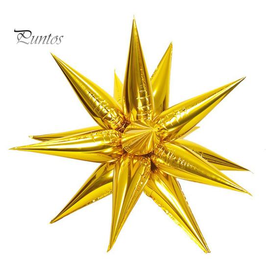 

50 шт. 18-дюймовый конусный воздушный шар со звездой, металлический герметичный более толстый детский душ, украшение для дня рождения, свадьбы, вечеринки, воздушный шар из алюминиевой пленки золотистый