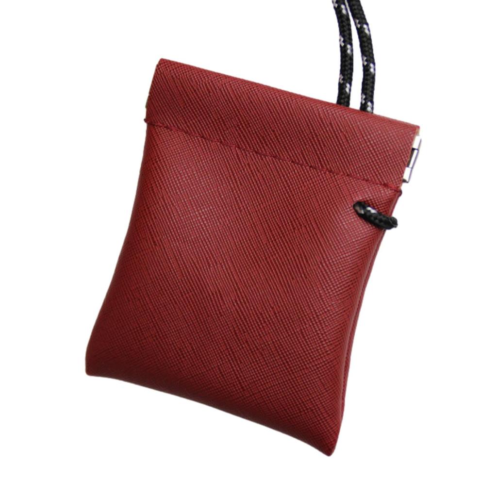 Hanging Neck Pouch Earbuds Bag with Neck Lanyard Mini Container Travel Neck