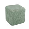 Stretch Ottoman Footstool Cover Jacquard Square Foot Stool Nordic Stool Cover  Home