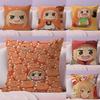Umaru Doma Anime Cushion Cover Linen Organic Fabric Double-Sided Printing Breathable Pillow Case Sofa Home Decor Gift