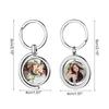 Creative Rotating Double Sided Blank Thermal Transfer Keychain Accessories G