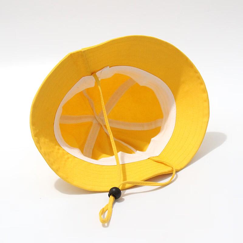 XIN SHENG XIANG Kids' Lemon Yellow Bucket Hat