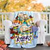 1pc Rugrats in paris2 Theme Blanket - Digital Print, Polyester, Cozy for All Seasons, Perfect for Outdoor, Camping, and Travel