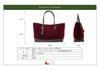[NIPPONSEAL] Moquette Tote Bag, Hiroshima Kotsu Bus, Nippon Seal, Red
