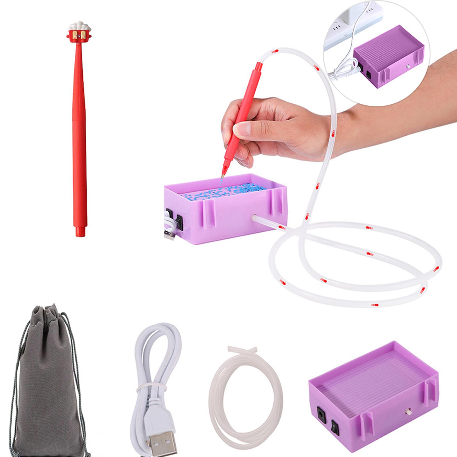 Diamond Painting Dot Drilling Pen Vacuum Suction Diamond Art Painting Pen Kit Diamond Painting Accessories Pen for Diamond Art