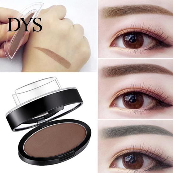Waterproof Brow Powder Seal 1/2Pcs 6G Eyebrow Stamp Natural Long Lasting Smudge-proof Lazy Shape Women Girls Beginner Makeup Tools