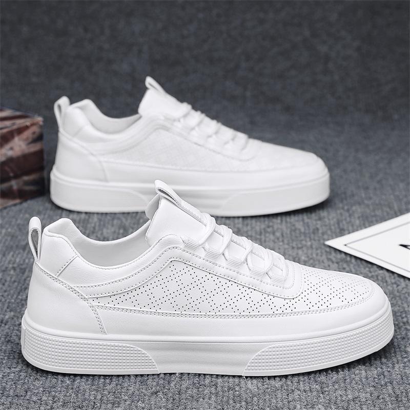 Men’s Summer New Small White Shoes Breathable Flat Shoes Casual Fashion Student Shoes