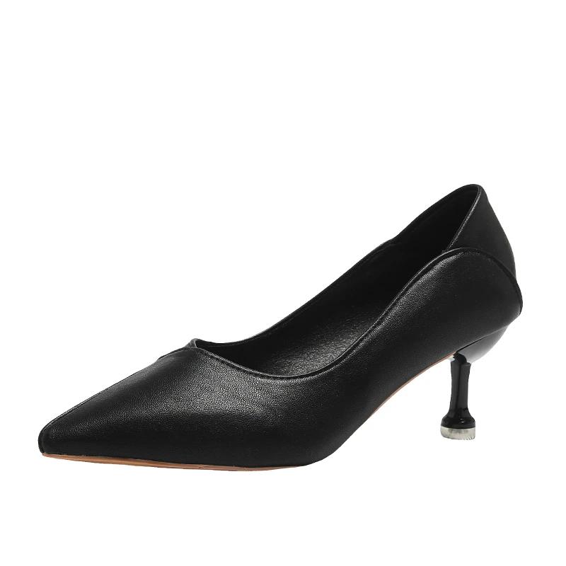 Luxus-Pumps Schuhe für Damen mit Absatz Frau Mittlerer Absatz Stilettos Hohe Sandale 2026 Elegant Braun Kleiner Absatz Sexy 39