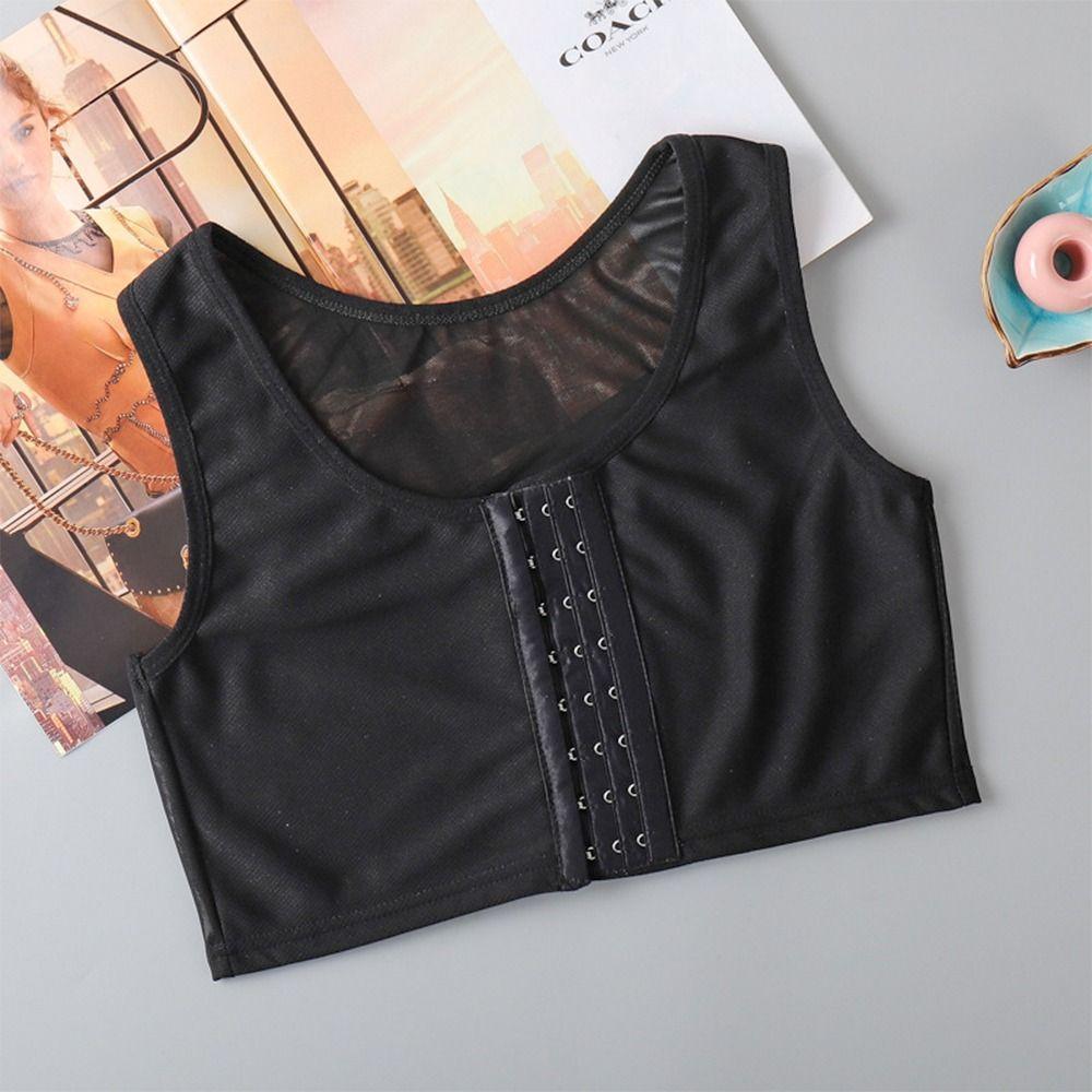 1Pcs Trans Lesbian Tank Top Corset Flat Vest Breast Breast Binder Reinforced Chest Shaper