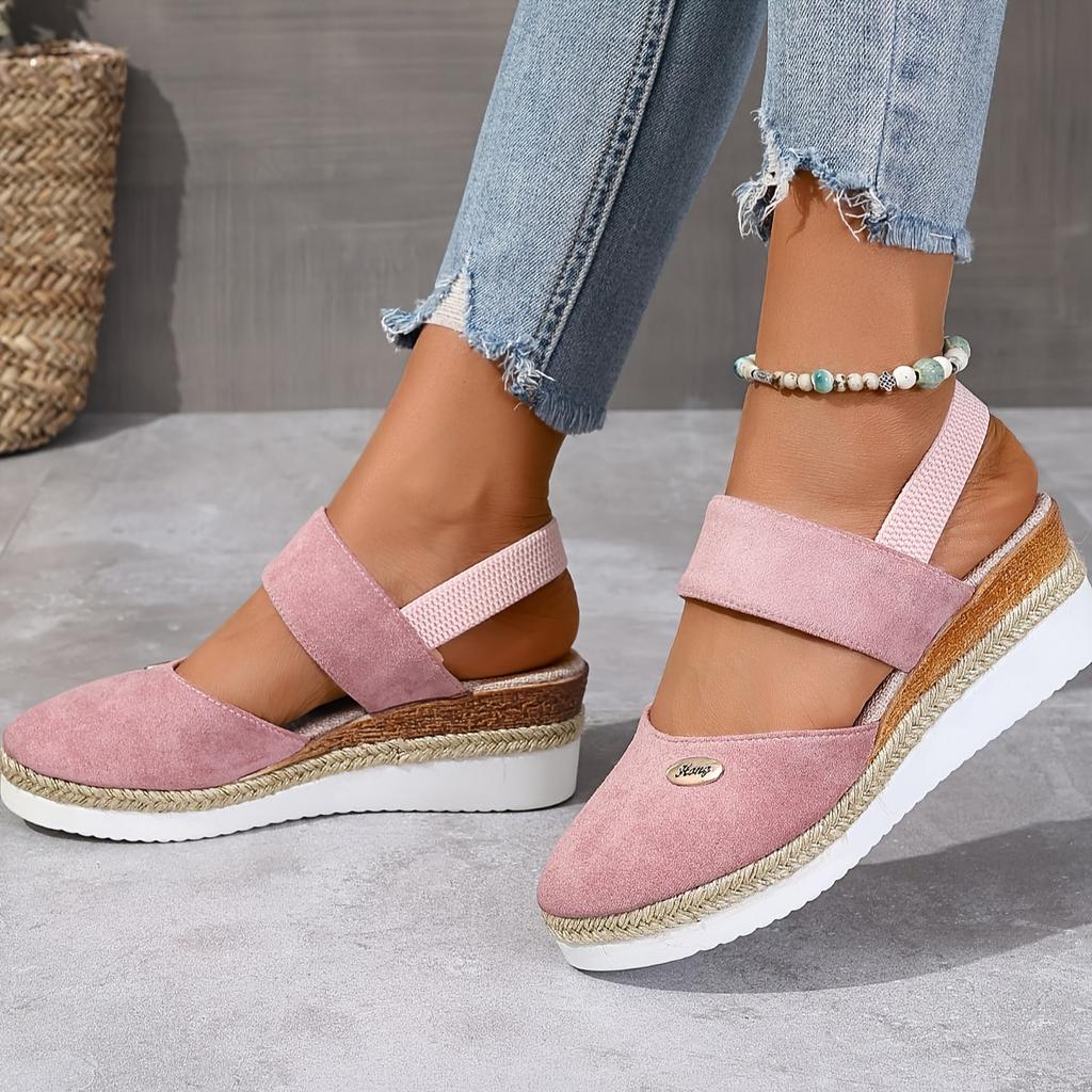 [Stylish | Comfortable] Stylish Comfortable Wedge Sandals | Ladies' Thick Sole Women Shoes