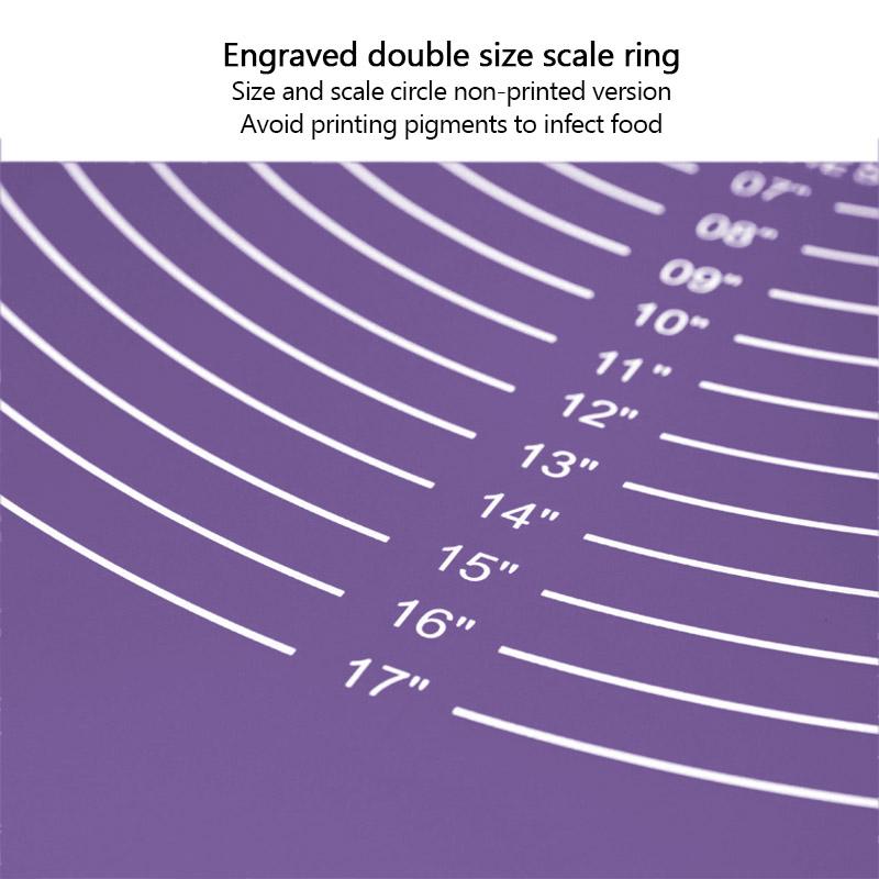 60x45cm Extra velká podložka na pečení Silikonová podložka List Podložka na pečení pro válení těsta Těsto na pizzu Nepřilnavý výrobník Držák Kuchyňské nářadí