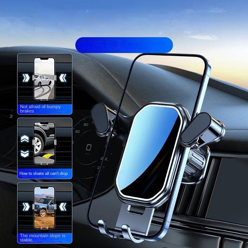 Car Phone Holder New Car Phone Holder Navigation Anti-Shake Support Frame Car Interior Air Outlet Fixed