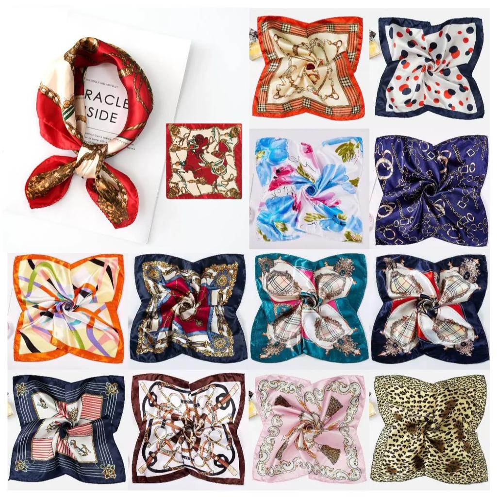 Women's Silk Scarf Business Dress Neck Protector Professional Mobile Telecom Banking Stewardess Small Square Scarf Women's Scarf Shawl Fashion
