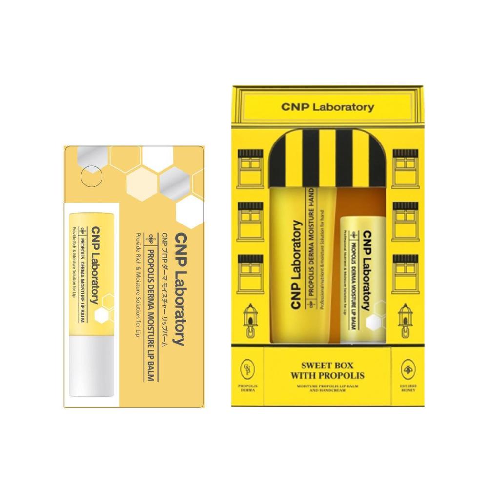CNP Laboratory Propolis Derma Moisture Lip Balm  Hand Cream Set